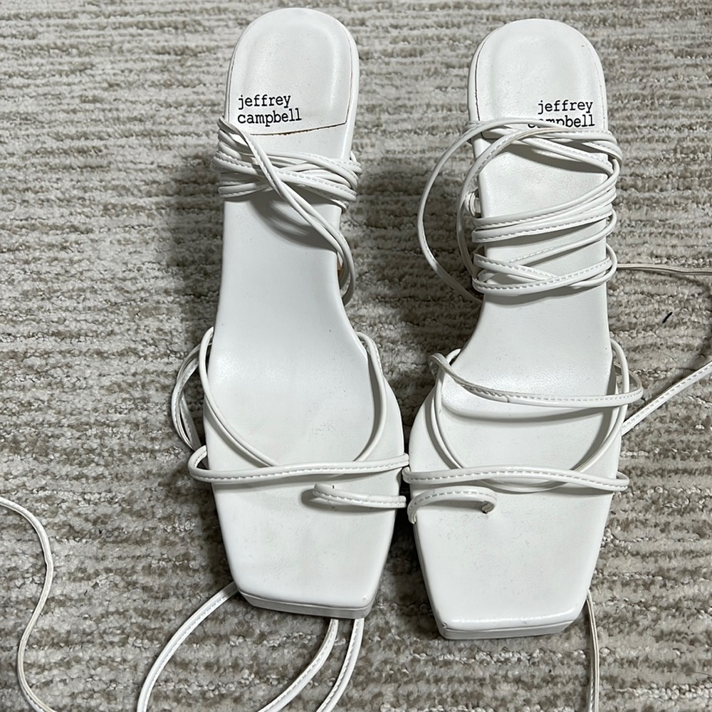 Jeffrey Campbell Primadonna Heel - White - Picture 2 of 5